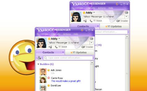 Image result for zaman yahoo messenger