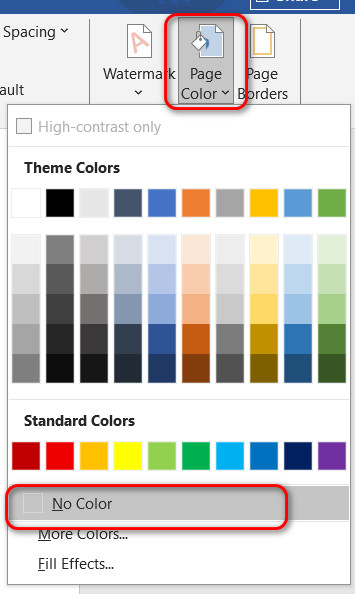 Remove Watermark in Microsoft Word