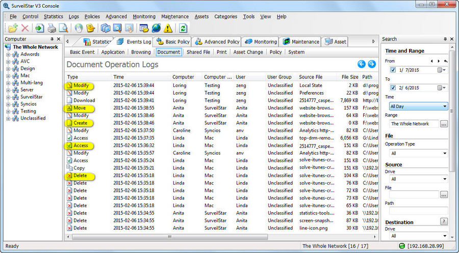 Document Usage Control ScreenShot