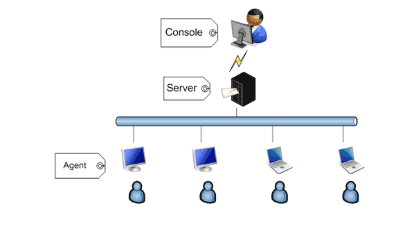 IT Structure of Surveilstar Employee Monitoring Software