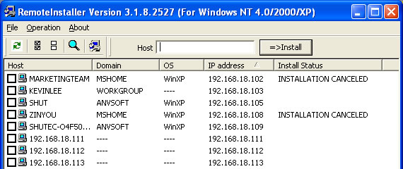Remote installation of SurveilStar employee monitoring software