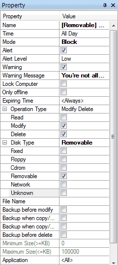 Block Wrinting Files to Removable Devices