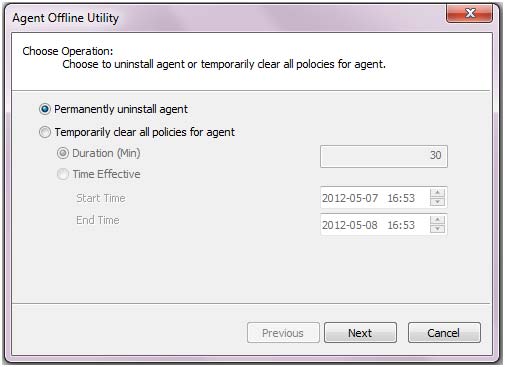 Agent Offline Utility