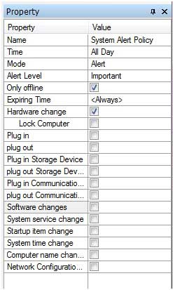 Alert Policy Property