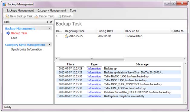 Backup Management