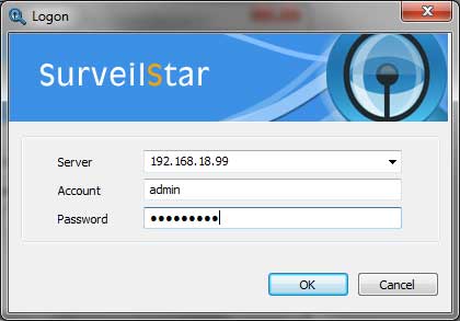 SurveilStar Logon Dialog