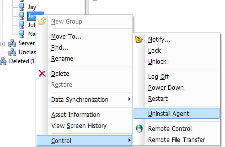 Uninstall SurveilStar Agent