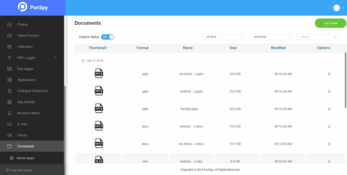 view documents